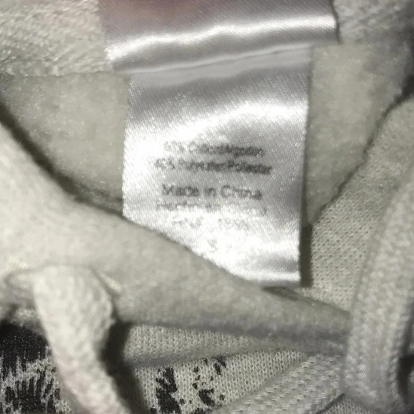 FREEZE California Los Angeles West Coast heather gray long sleeve hoodie size S - Picture 5 of 8